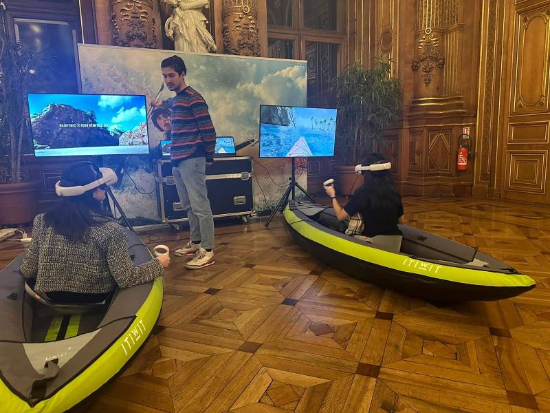 Location simulateur kayak Paris 