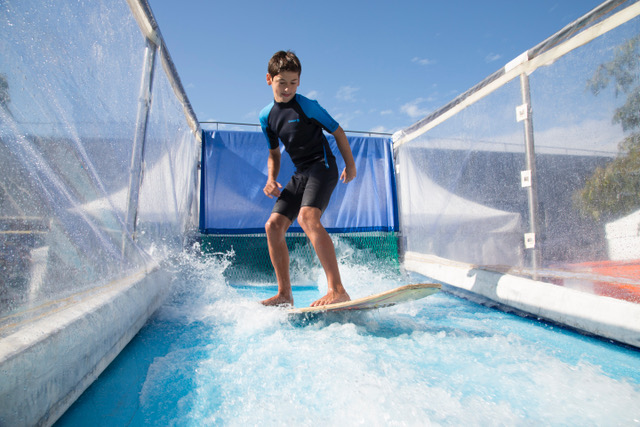 Animation vague de surf