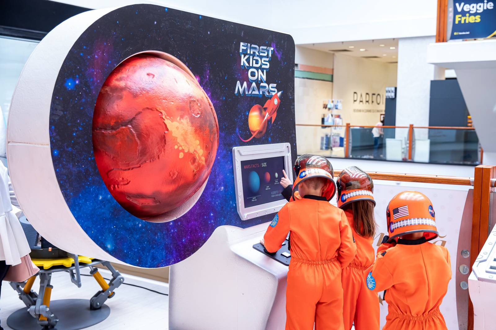 Allô, Ici la planète Mars ! Une animation événementielle pour faire voyager les enfants sur Mars ! Région Parisienne, Bordeaux, Lille et Marseille