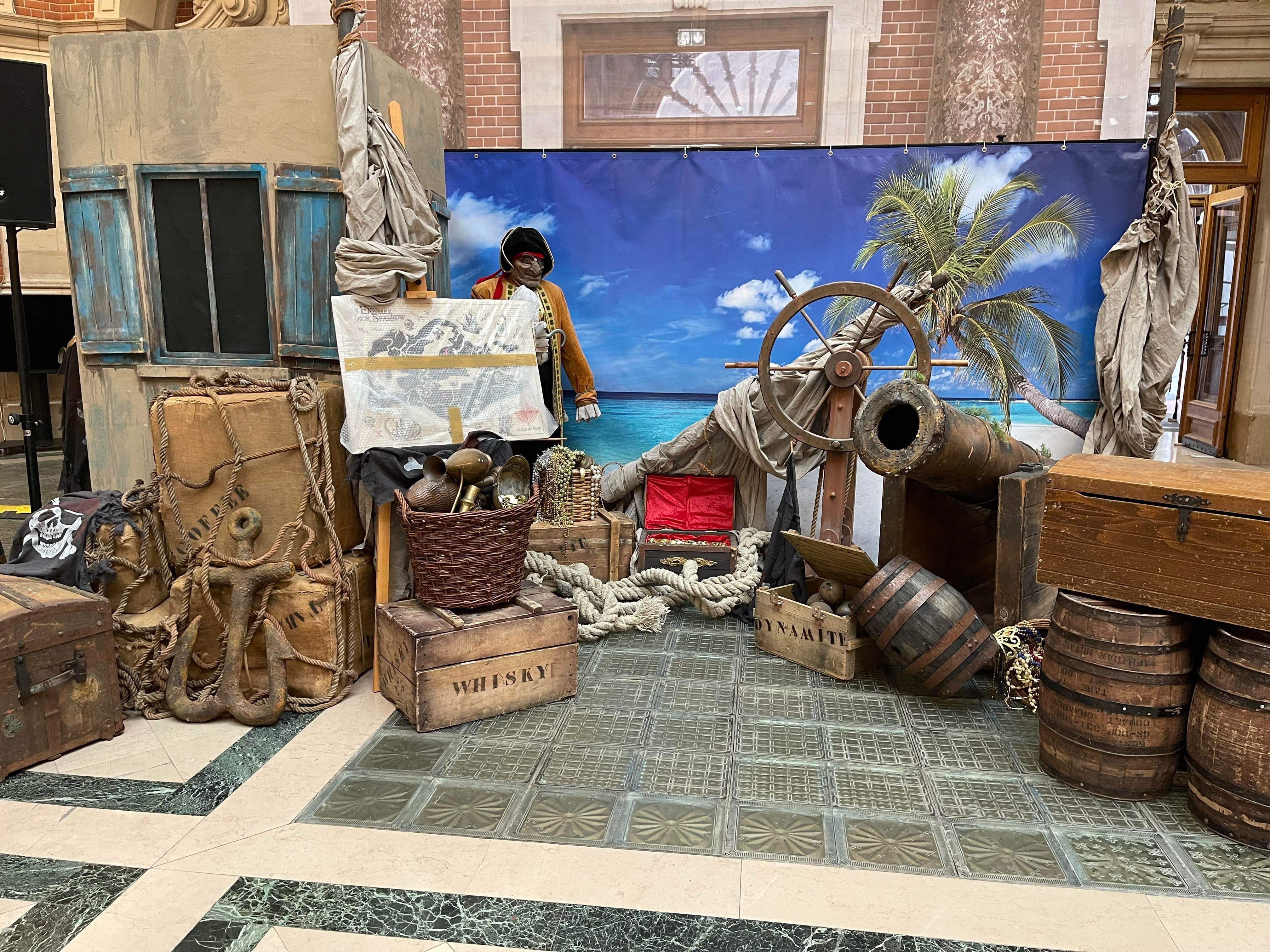 Location de décoration sur le thème des Pirates sur Lille, Paris, Lyon et Marseille