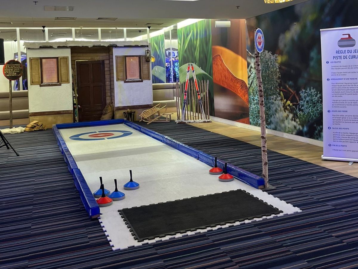 Animation événementielle curling