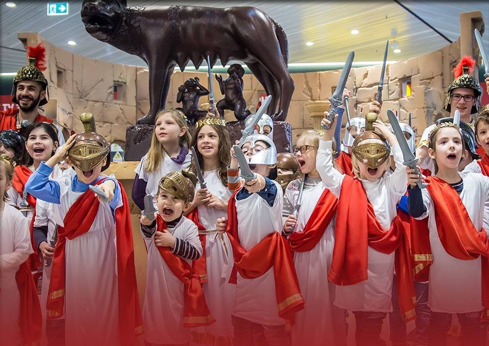 Partez à la découverte de l'Empire Romain avec notre animation événementielle sur Paris Lille Bordeaux Toulouse....